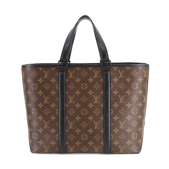 Louis Vuitton Macassar Weekend Tote PM Shoulder Bag Black - Picture 2 of 7